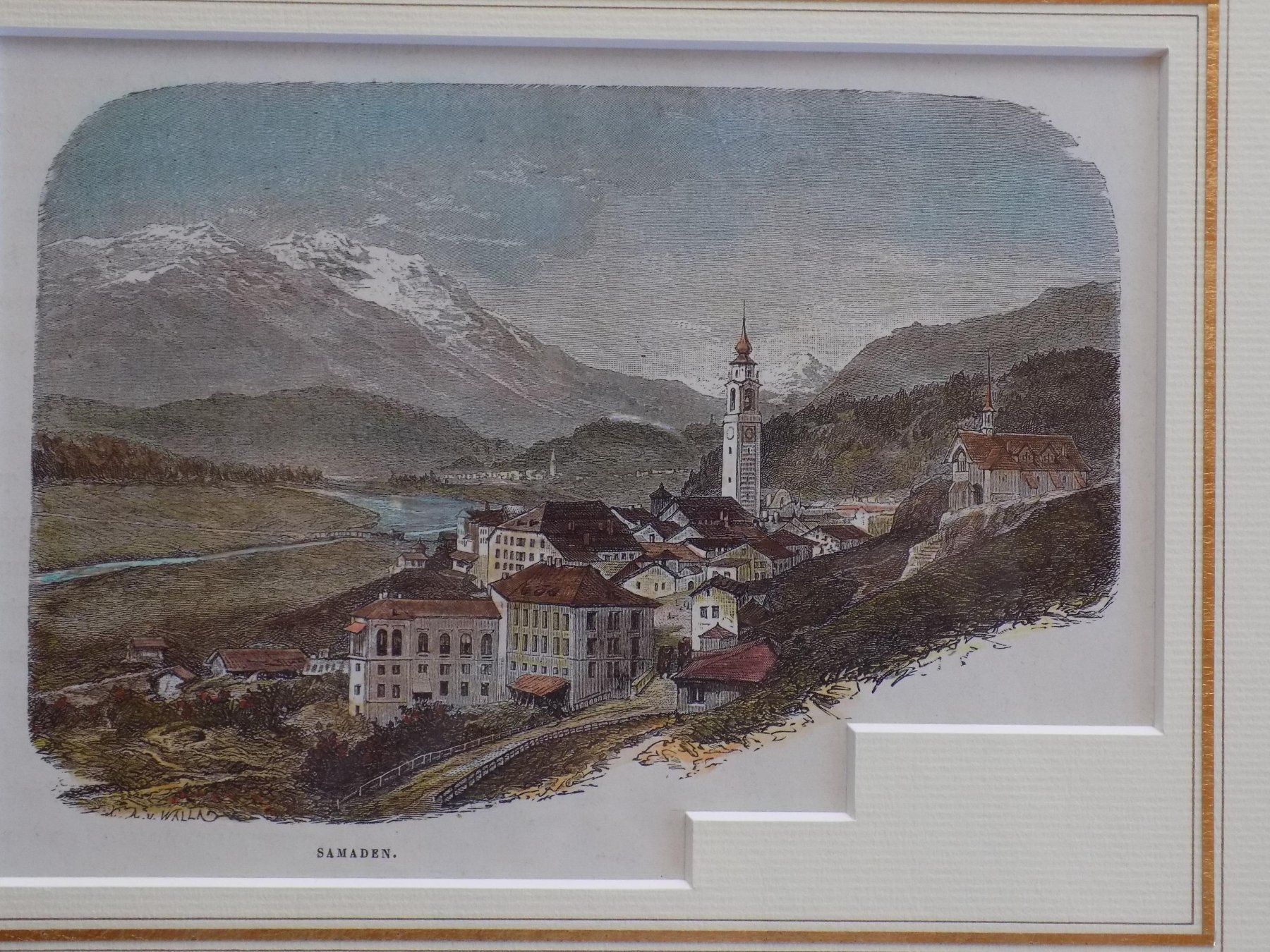 Gravures: Samaden Engadin – D'occasion à Risch par Rischli15 1