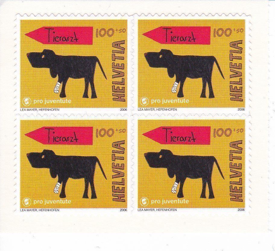 Tutti i francobolli: Posfrisch PJ 4er Blockserie 2006 – Nuovo e nell'imballaggio originale da Schliern b. Köniz venduto da joni20