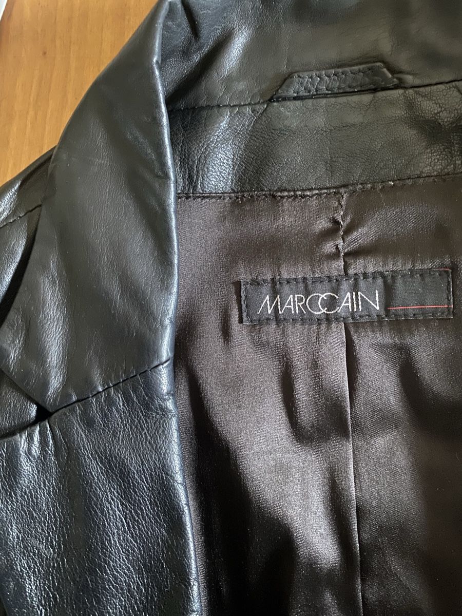 Marc Cain Jacken: Marc Cain Lederjacke Gr. N 4, echtes Lammnappa Leder. – Gebraucht aus Matten b. Interl von Kings-Fashion 7