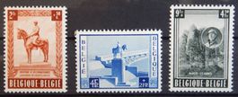 Belgien Kat. 989-991 ** 1954 Kat. 70 Euro