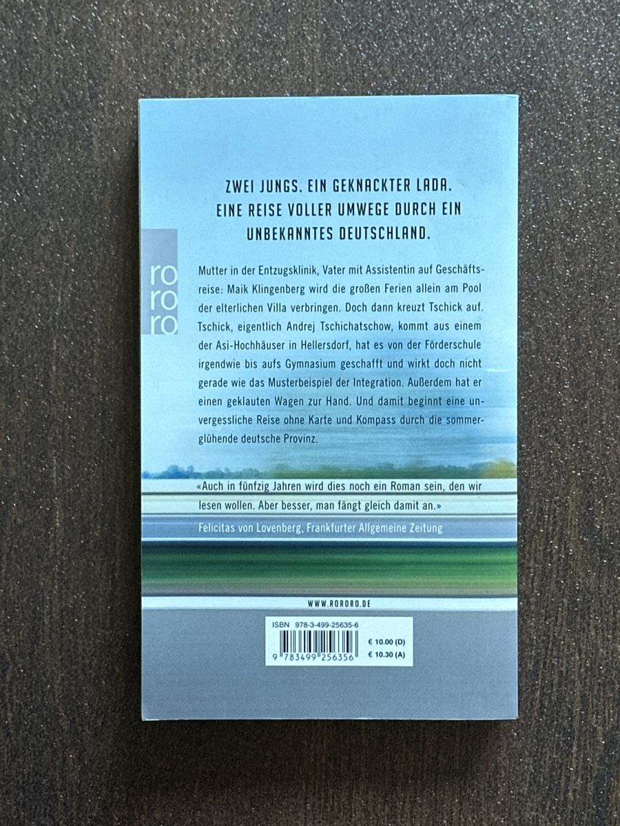 Libri: Tschick - Wolfgang Herrndorf - Taschenbuch – Usato da Neerach venduto da Matug1248 1