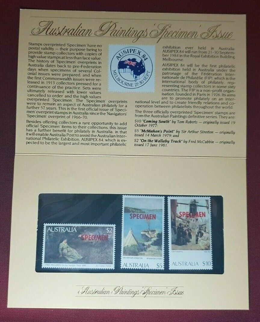 Alle Briefmarken: Australia 1984 Ausipex Specimen issue – Neu und originalverpackt aus Remetschwil von Hofiii 1