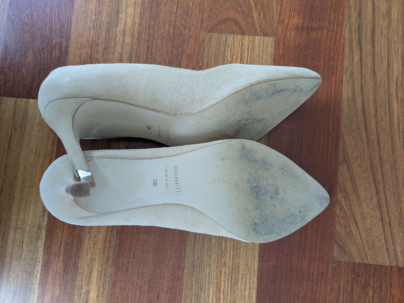 Scarpe da donna: Minelli Suede Pumps Heels Beige Gr. 38 – Usato da Zürich venduto da Cindy_c 2