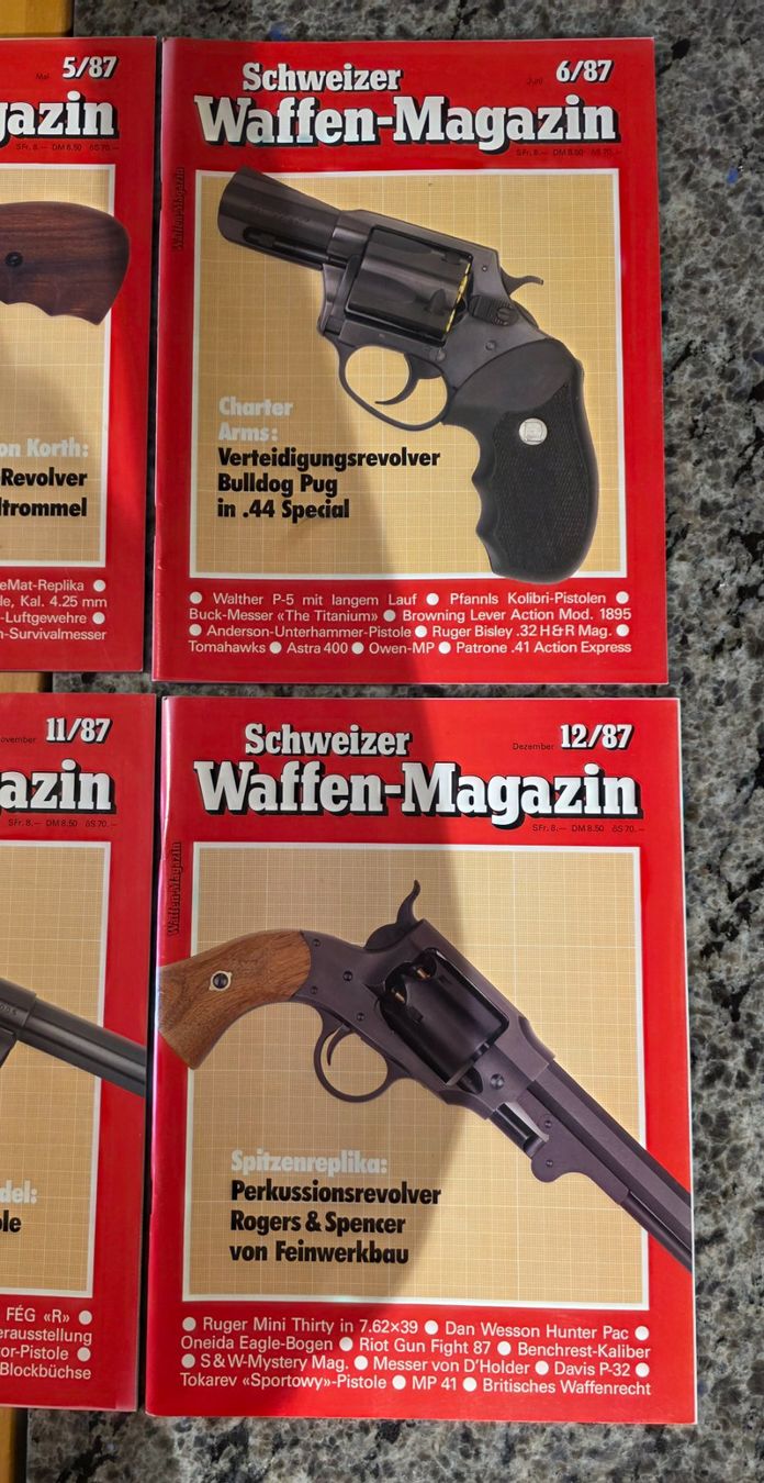 Riviste & Magazine: Set. Waffen- Magazine > Januar - Dezember 1987 – Usato da Obermumpf venduto da oiskypoisky 5