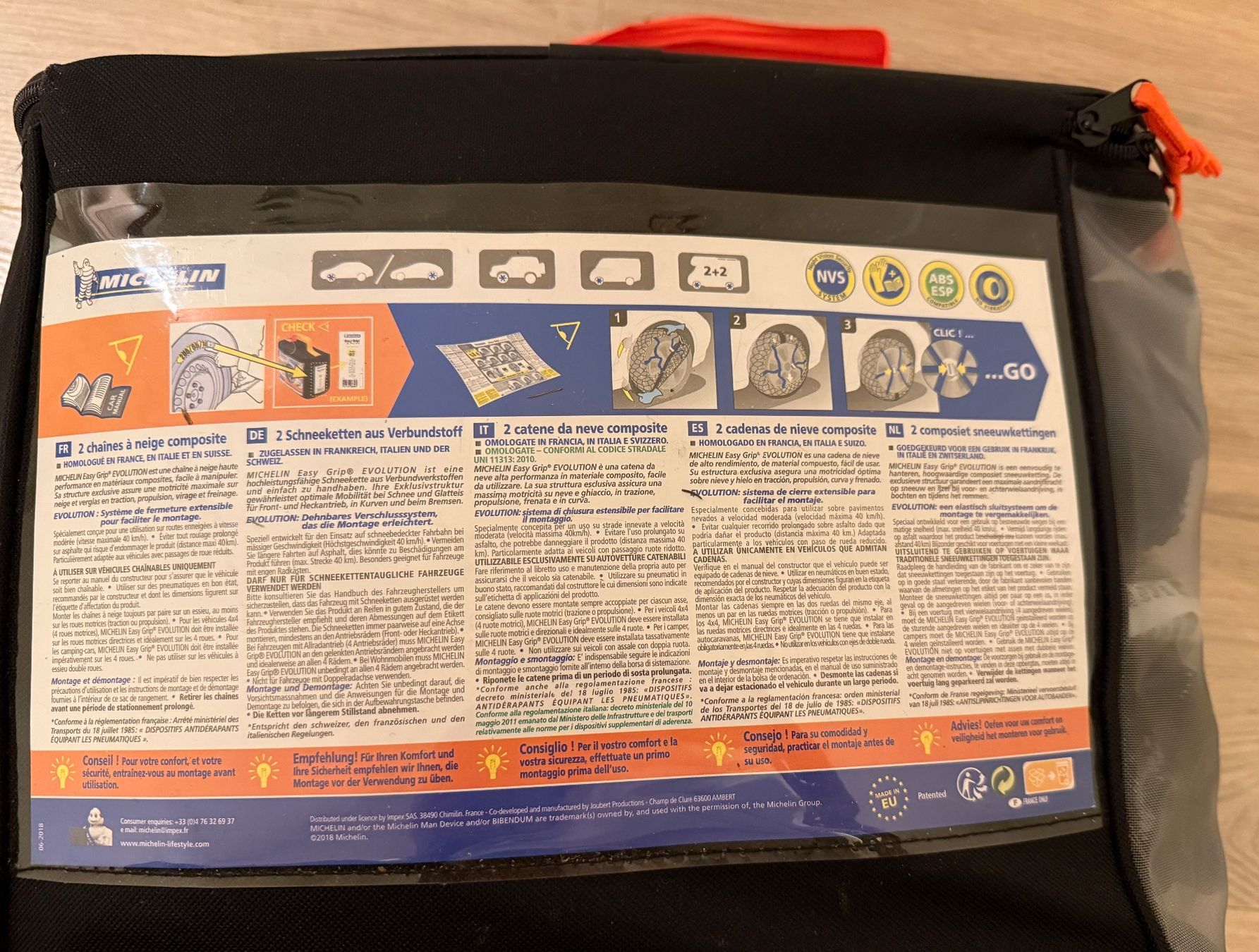 Chaînes à neige: Chaînes neige MICHELIN Easy Grip® EVOLUTION – EVO 12 NEUVES – Neuf avec emballage d'origine à Trelex par AnnabelleLelie 3