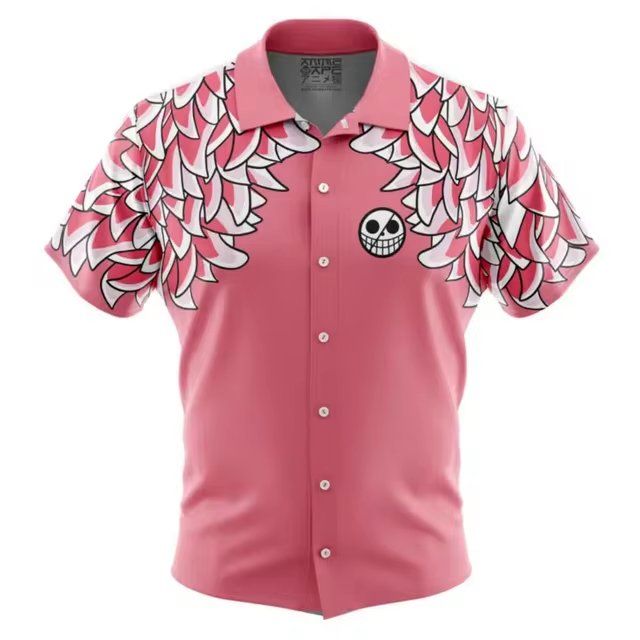 Camicie: Cooles Anime Hemd - Doflamingo – Nuovo e nell'imballaggio originale da Hohentannen venduto da MagmaCollectibles