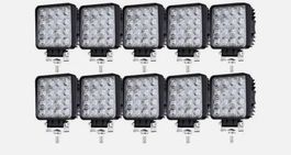 10X 48W LED Arbeitsscheinwerfer Scheinwerfer Offroad Bagger
