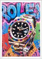 Death NYC Ltd Ed Pop Art Druck " Pop Art Diamond Rolex