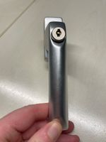 Fenstergriff Hoppe Aluminium abschliessbar neuwertig