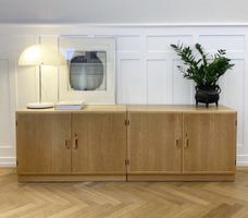 Børge Mogensen Eiche Kommoden Mid Century Nachttisch Regal