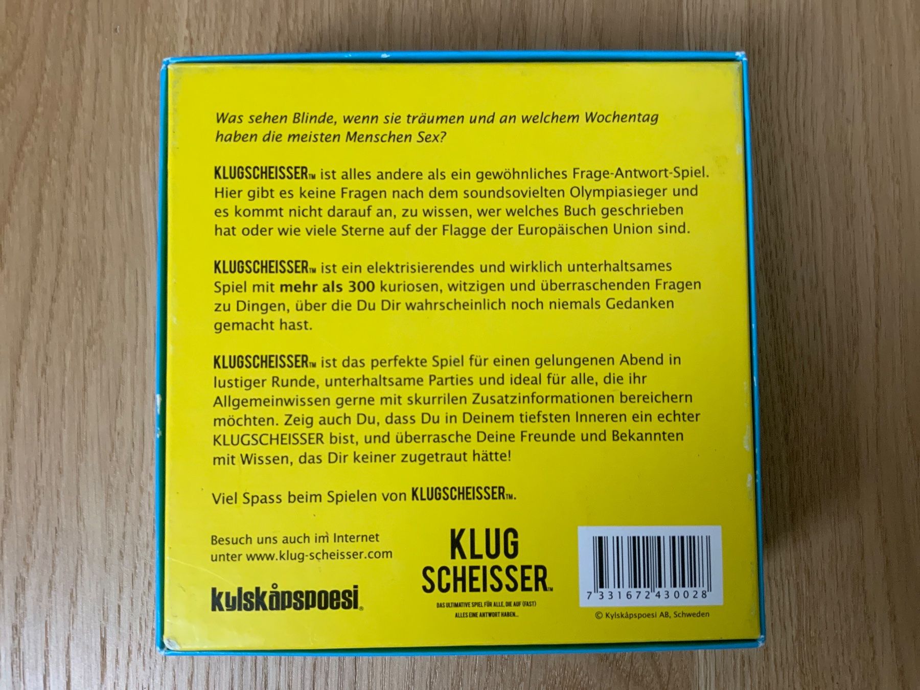 Spiele: Klugscheisser Spiel – Gebraucht aus Niederhasli von qbdp 1