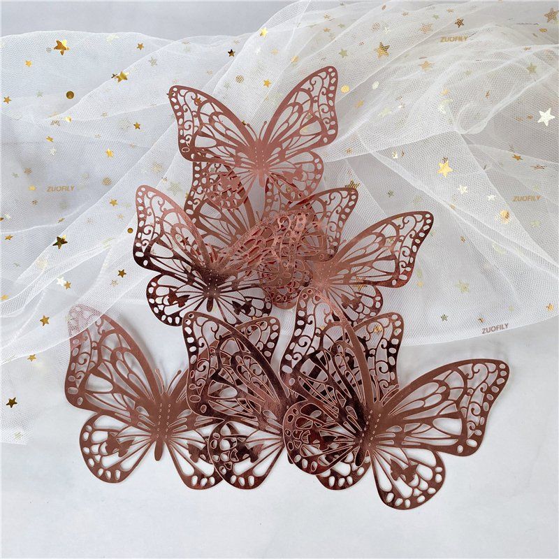Aufkleber: 12Stk. 3D Schmetterling Wand Aufkleber – Neu und originalverpackt aus Uerkheim von Kaufoption 1