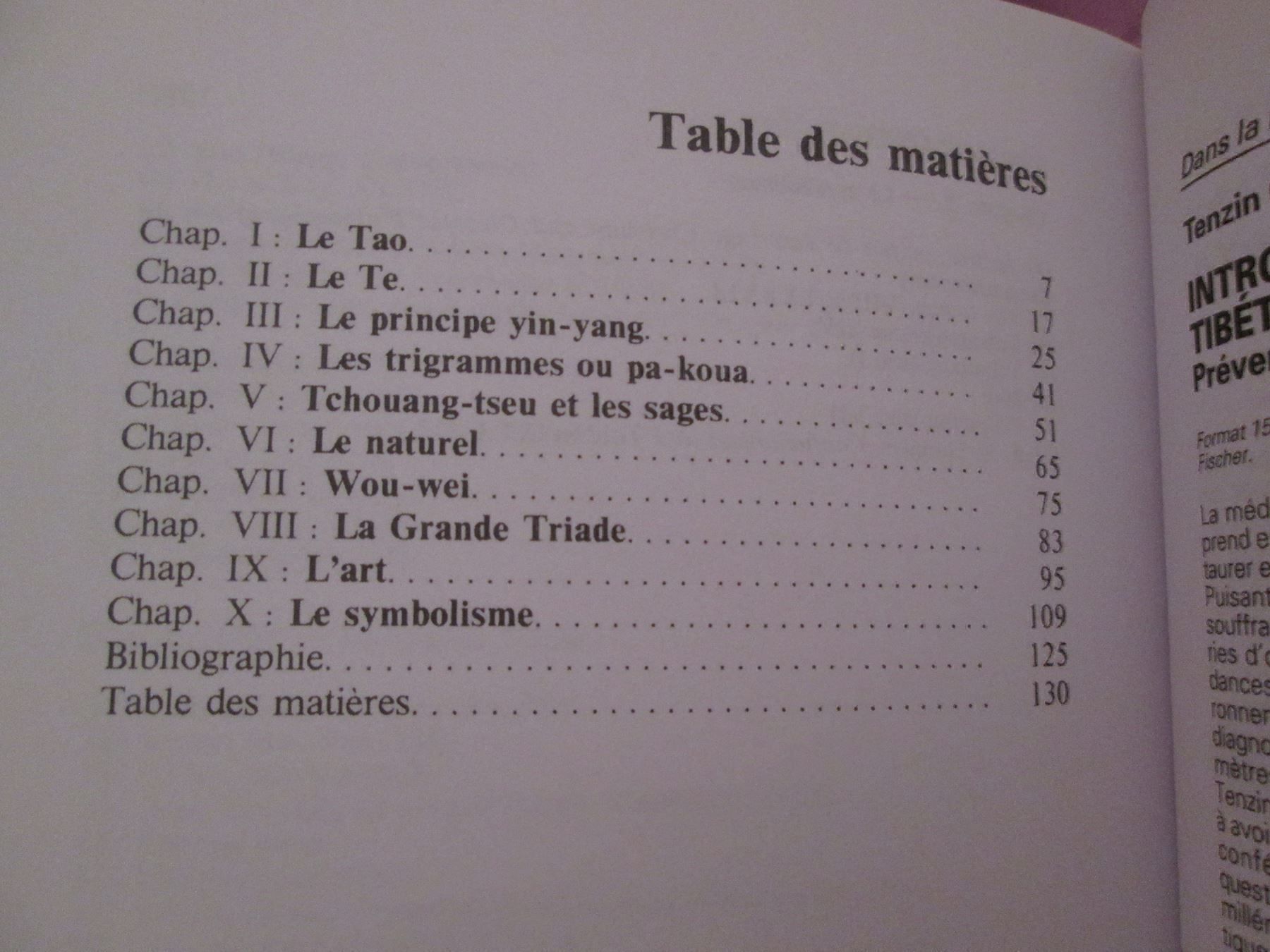 Bücher: La philosophie du Tao – Gebraucht aus Neuchâtel von Dualseele 3