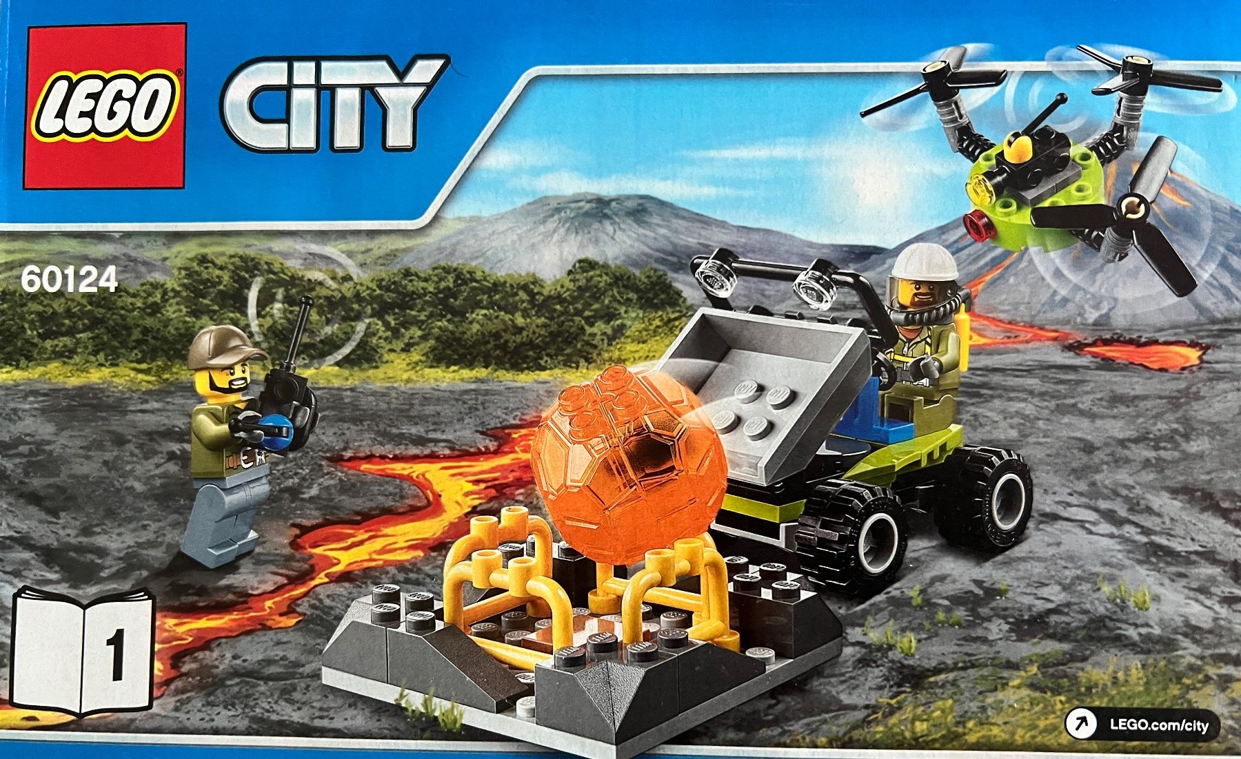 Lego Baukästen: Lego 60124 La base d'exploration du volcan – Gebraucht aus Satigny von gislerl 5
