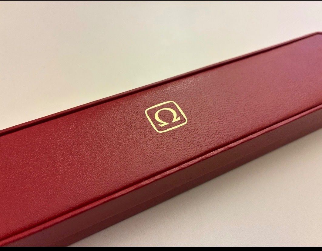 Uhrenboxen: OMEGA Orginal Vintage Red Box – Neu (gemäss Beschreibung) aus Davos Platz von davoser05 5