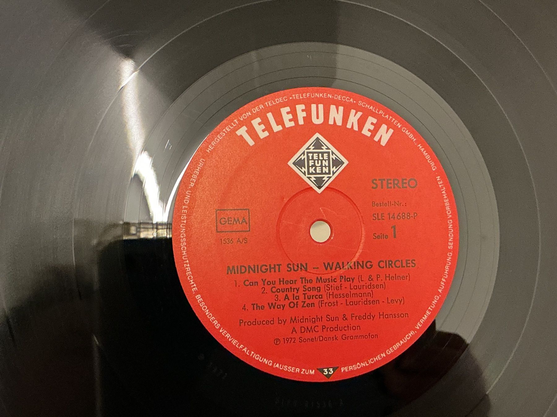 Dischi in vinile: Midnight Sun LP - Walking Circles (VG+) – Usato da Winterthur venduto da Tumko-Vinyl 2