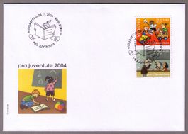 2004_J374Aa+375Aa_Pro Juventute__FDC__MARKENHEFT-PAAR !