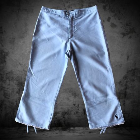 Cropped Pants Ralph Lauren Blue Women M