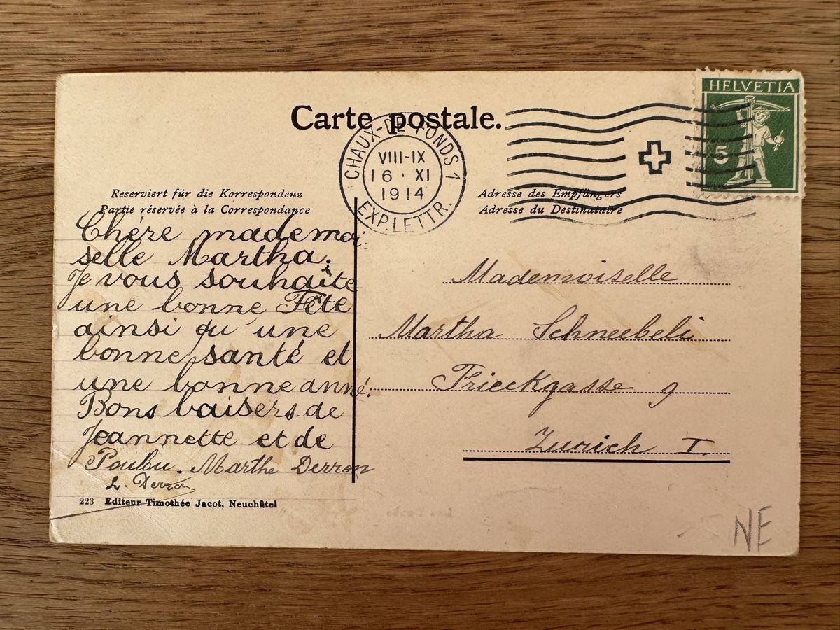 Cartes postales: AK - Le Doubs 1914 – D'occasion à Schmitten / FR par Samsara169 1