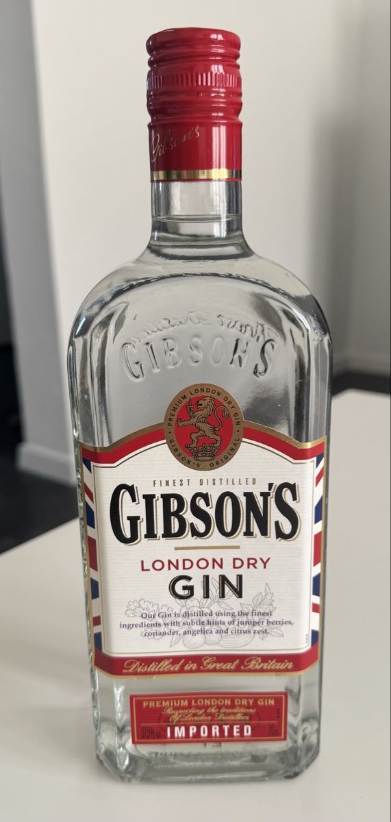 Bevande alcoliche: GIBSON’S LONDON DRY GIN – Nuovo e nell'imballaggio originale da Tavannes venduto da Blanc0o13