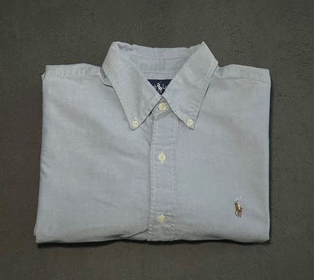 NEU Ralph Lauren Oxford Hemd Gr. L Hellblau