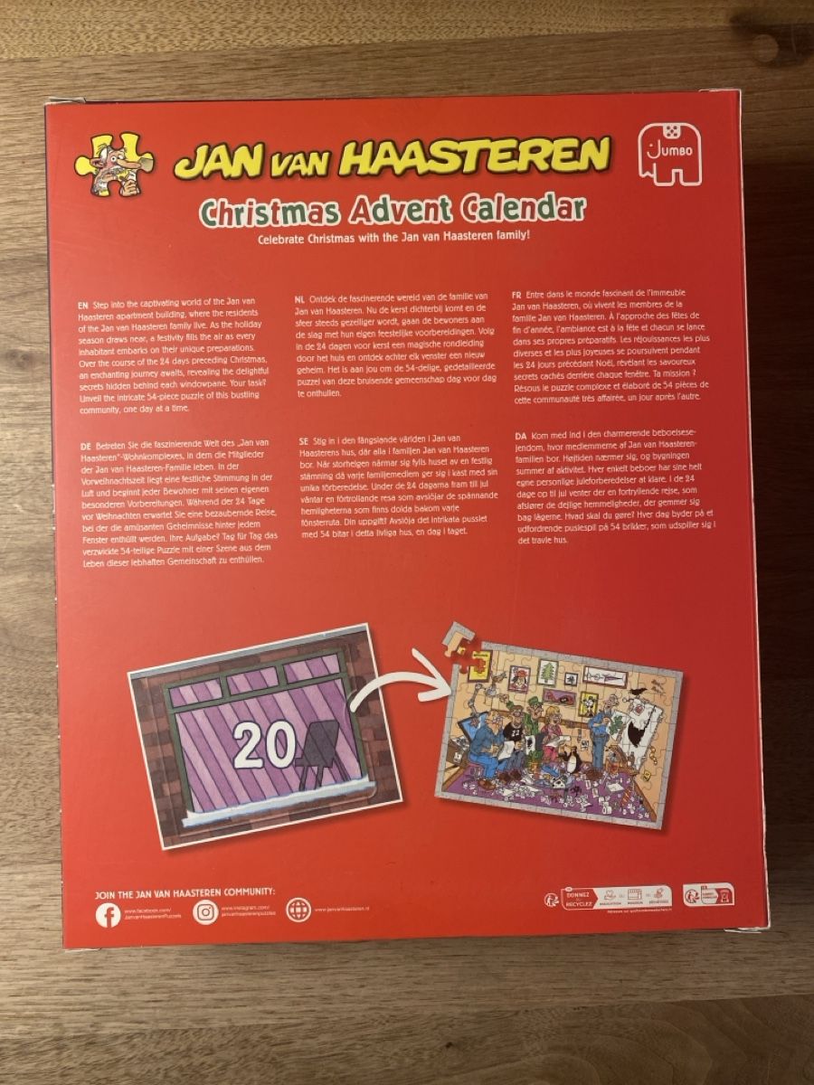 Puzzles: Adventskalender Puzzle, Jan van Haasteren – Gebraucht aus Malters von Lila-Nissie 3