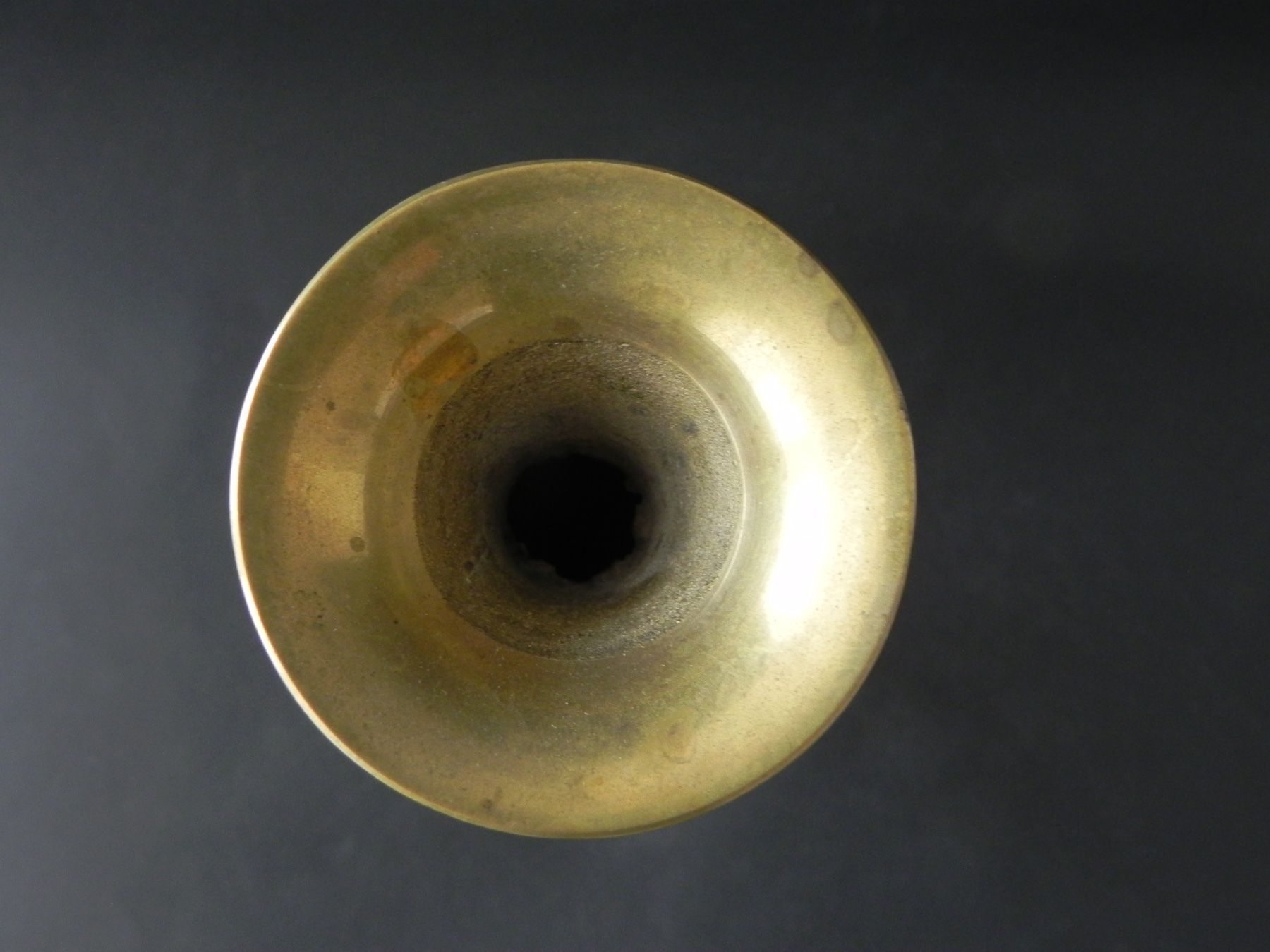Vasen & Gefässe: Spezielle Vase - Metall ( Brass oder Messing ) - Perlmutt ? – Gebraucht aus Zürich von LodgE-21 4