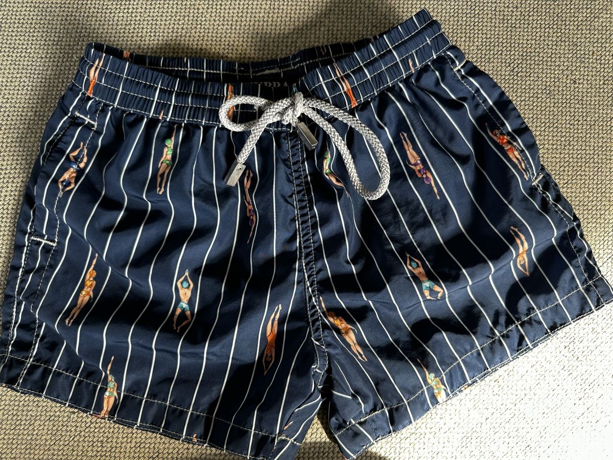 Costumi da bagno: Zeybra Badehose Gr. 6, gestreift mit Taucher – Usato da Dättlikon venduto da Katalone