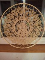 Attrape rêve fait main au crochet 40 cm diamètre