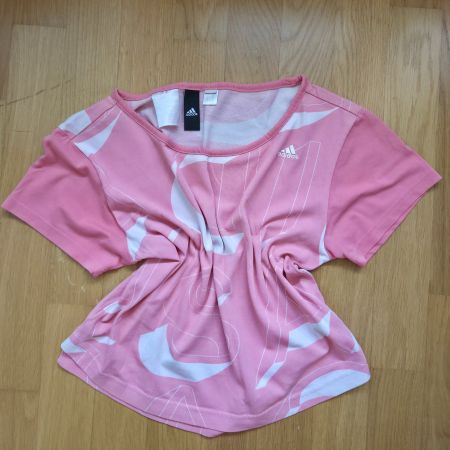 Y2K ADIDAS Crop Top / Sport-Shirt – Modern Vintage, Gr. M