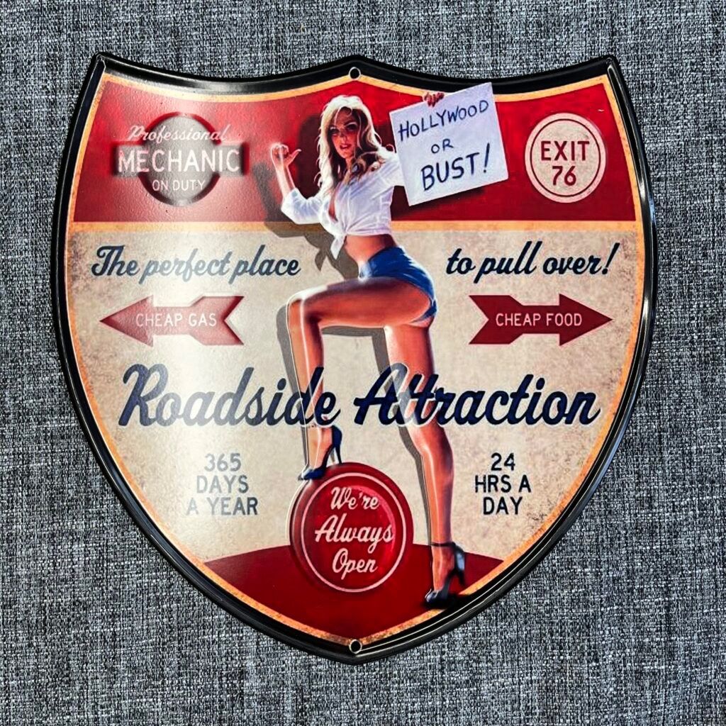 Insegne: Roadside Attraction USA Schild Metal Art – Nuovo (secondo la descrizione) da Schwyz venduto da rs-trend