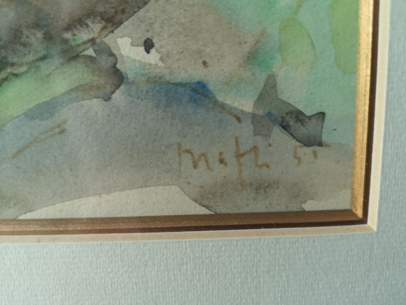 Dipinti: Walter Mafli jolie aquarelle – Usato da Conthey venduto da Cathlouz 2