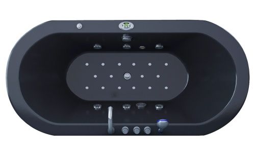 Whirlpool: Villa Sofia schwarz Whirlpool 194 cm – Nuovo e nell'imballaggio originale da Herbertingen venduto da jet-line-e-trade 1