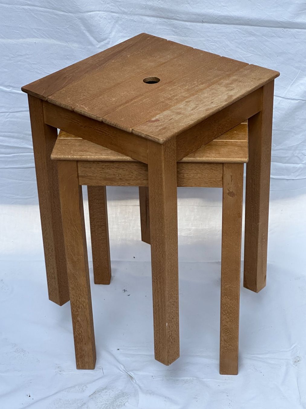 Hocker: 2 alte Hocker Tabourettli Stühle Stuhl – Gebraucht aus Flüelen von Amazona03 7