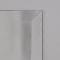 Spiegel Glas Facettenschliff sehr gross