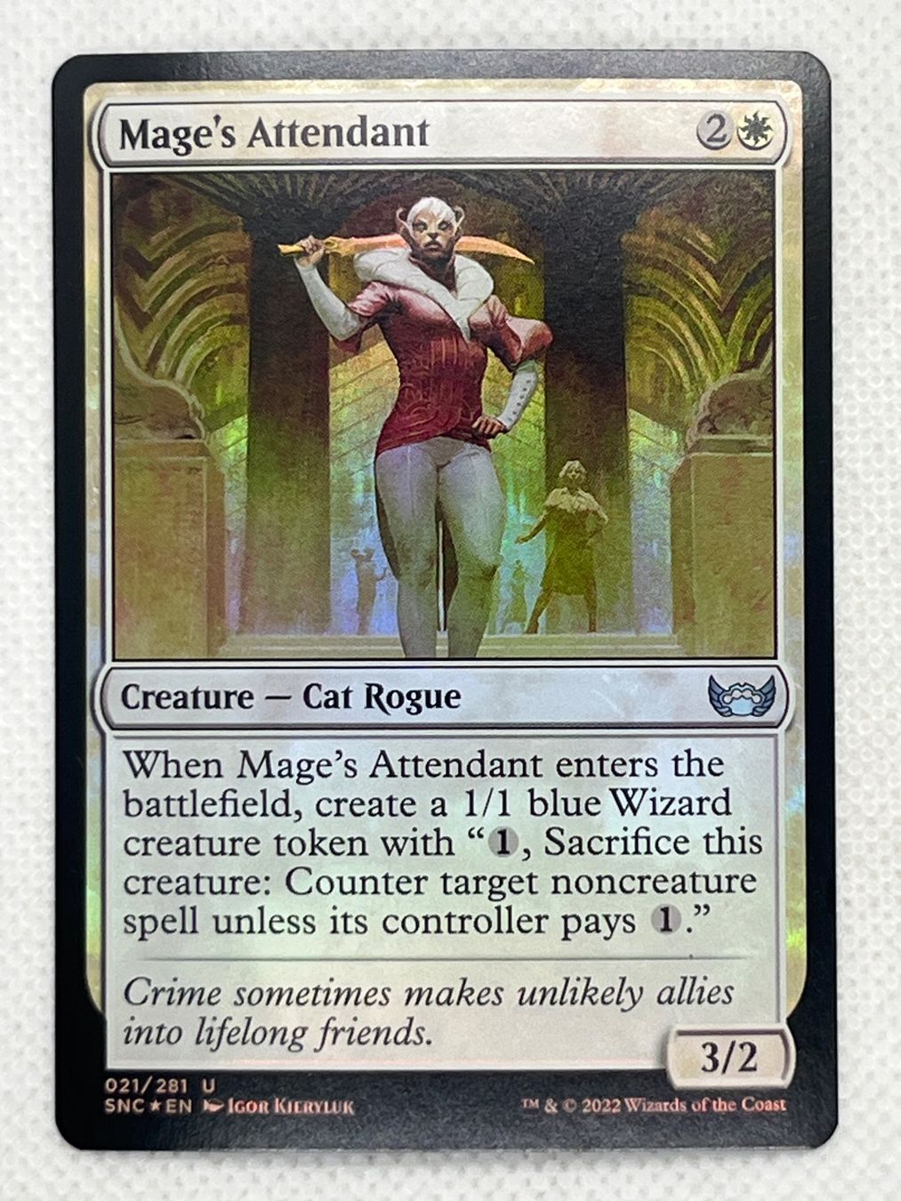 Magic The Gathering Carte collezionabili: Mage's Attendant Foil – Usato da Hinterkappelen venduto da Kim1992
