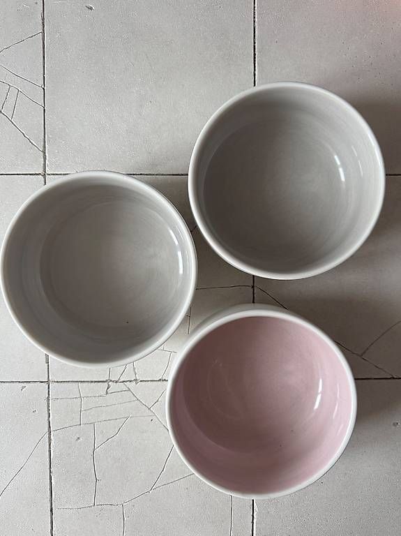Schalen: 4 Maxwell & Williams TINT Müslischalen Grau & Rosa – Gebraucht aus Zürich von ebr_595v 2