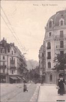 Vevey VD // Tram Rue de Lausanne 1913