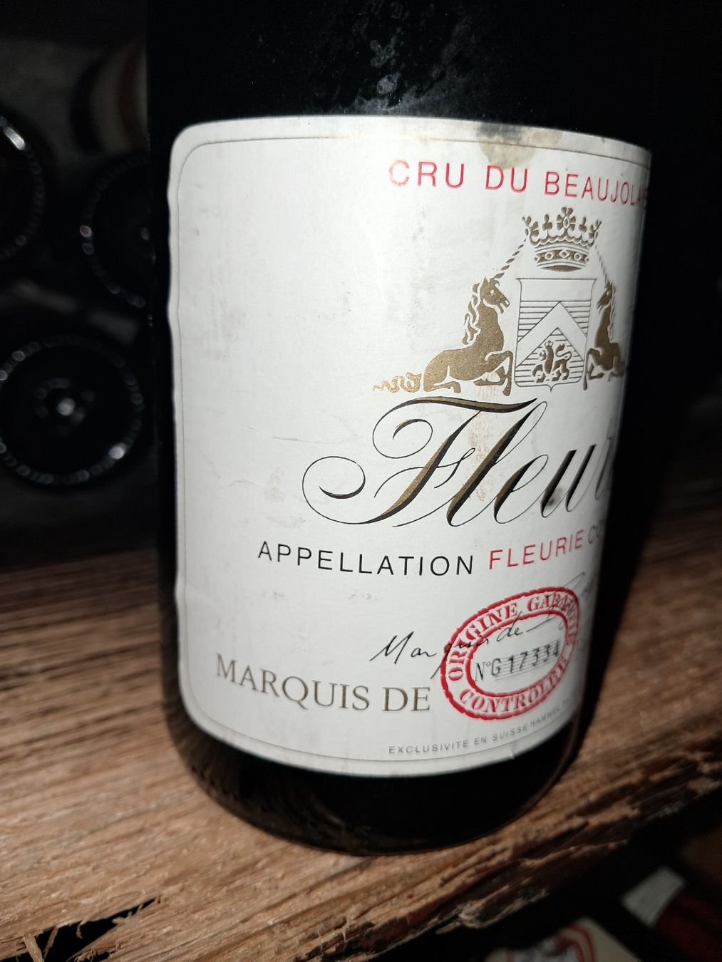 Vino: Fleurie "Cru du Beaujolais" 1990 – Nuovo e nell'imballaggio originale da Le locle venduto da juliensaran 2