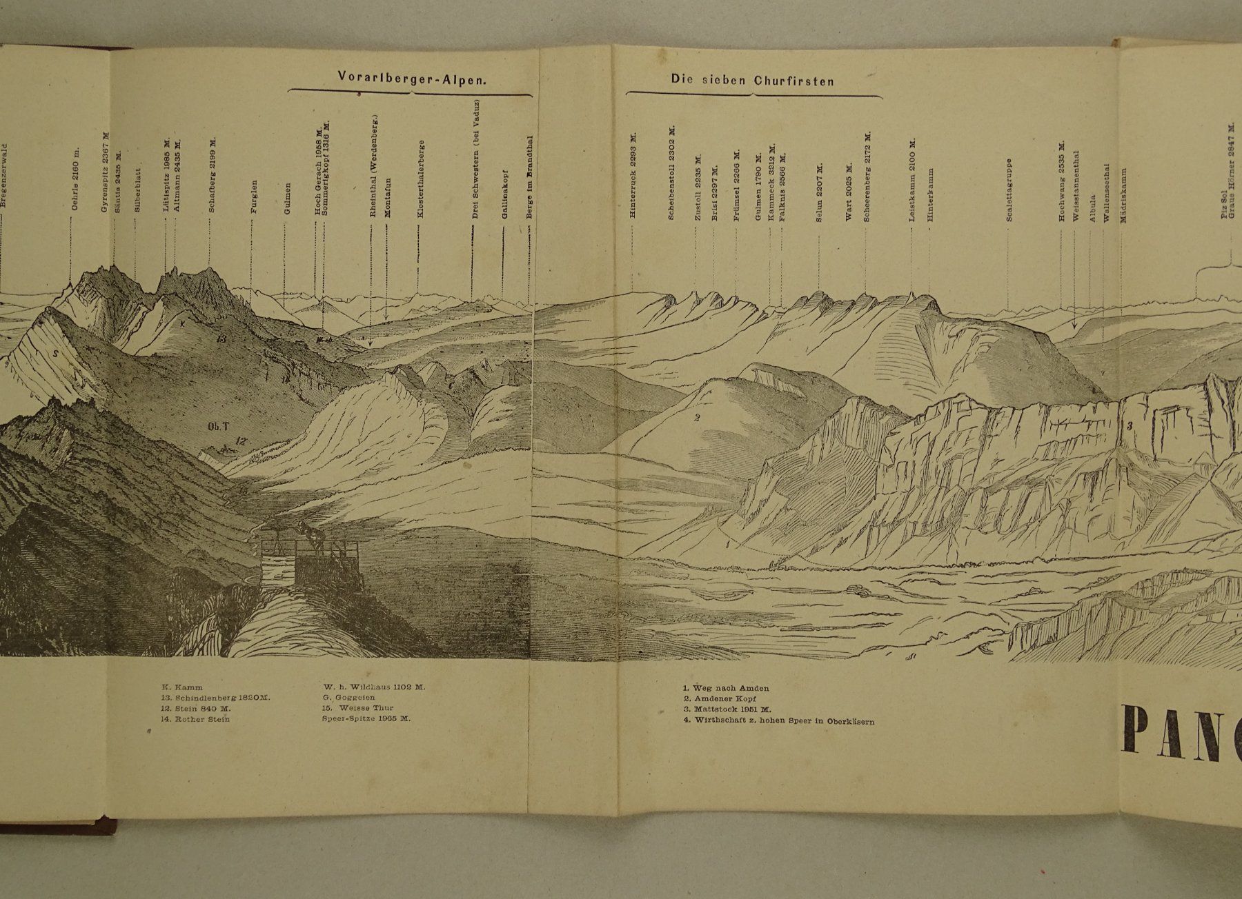 Bücher: PANORAMA VOM SPEER 1956 METER – Gebraucht aus Grüningen von Kartensammler 2