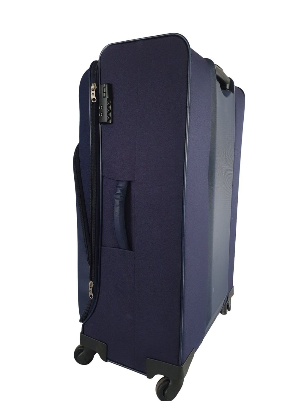 Samsonite Reisekoffer: SAMSONITE- Softschalenkoffer, gross, dunkelblau – Gebraucht aus Wangen b. Olten von Restwert_Wangen 4