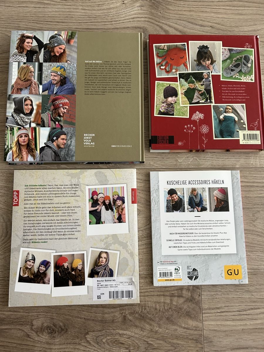 Libri: 4 Häkelbücher – Usato da Cham venduto da Maimama 1