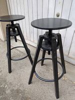 2x IKEA DALFRED Barhocker  Schwarz  Neu