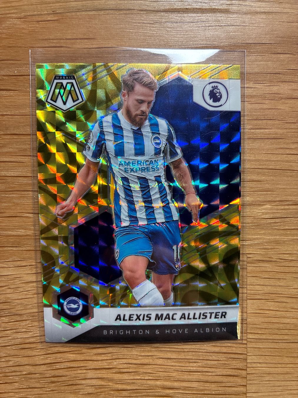 Topps Sammelbilder & Trading cards: Panini Mosaic Alexis Mac Allister Gold Reactive – Gebraucht aus Wangenried von Garagara