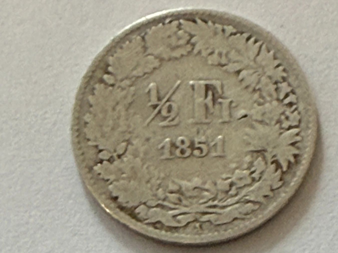 Toutes les monnaies: 50 Rp. 1851 – D'occasion à Saas-Fee par edy_z6q9