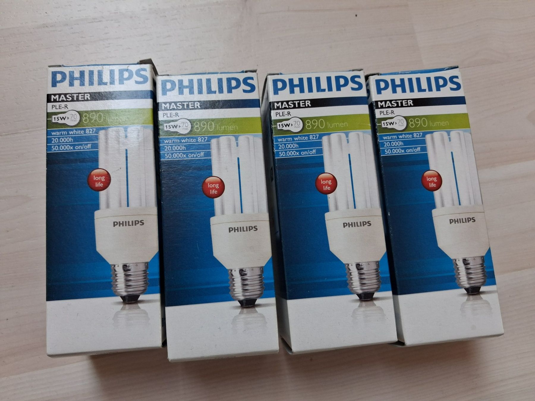 Philips Lampes: 4 X SPARLAMPE 15 WATT  E27 – Neuf avec emballage d'origine à langnau par Santos1411