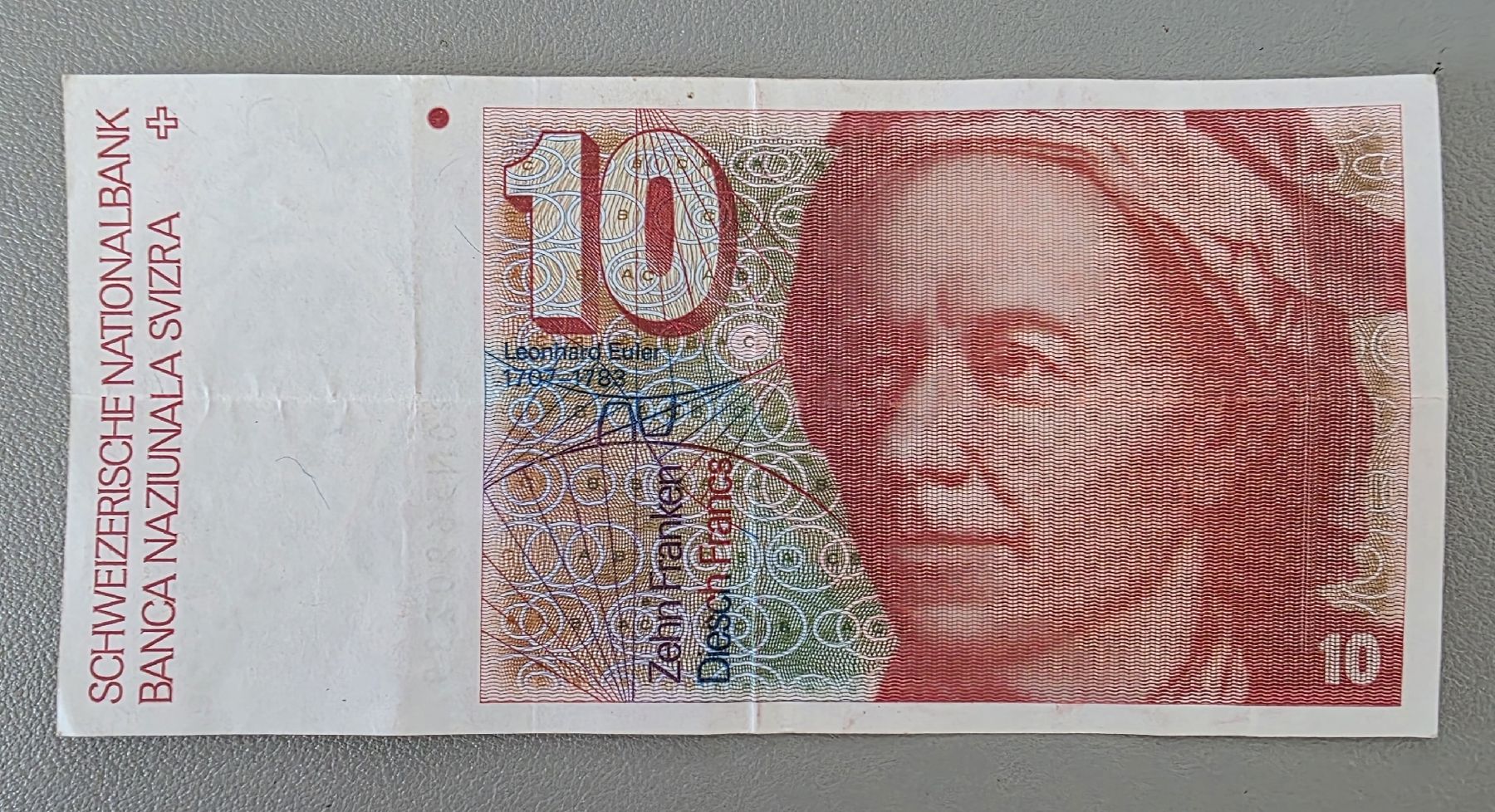 Banconote: 10 Fr. Serie Leonhard Euler -  super erhaltung – Usato da Niederuzwil venduto da 262305 1