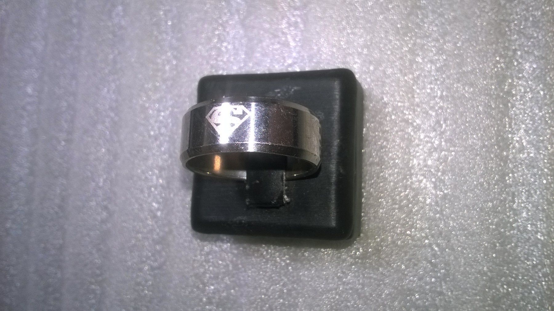 Anelli: RING EDELSTHAL,,SILBER FARBE,,,GLANZIG – Nuovo (secondo la descrizione) da Basel venduto da bijoutrie_4 2