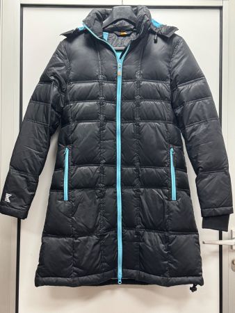 Warmer Daunenmantel - schwarz Gr. S