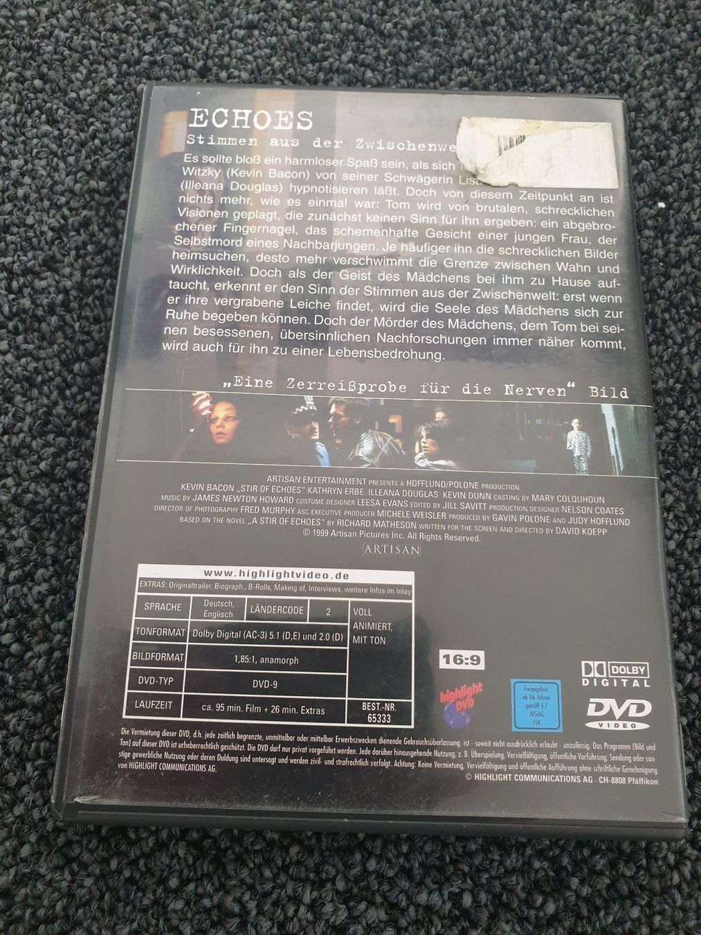 Tutti i DVDs: ECHOES (3605) – Usato da Ruswil venduto da Ruck.Zuck. 1